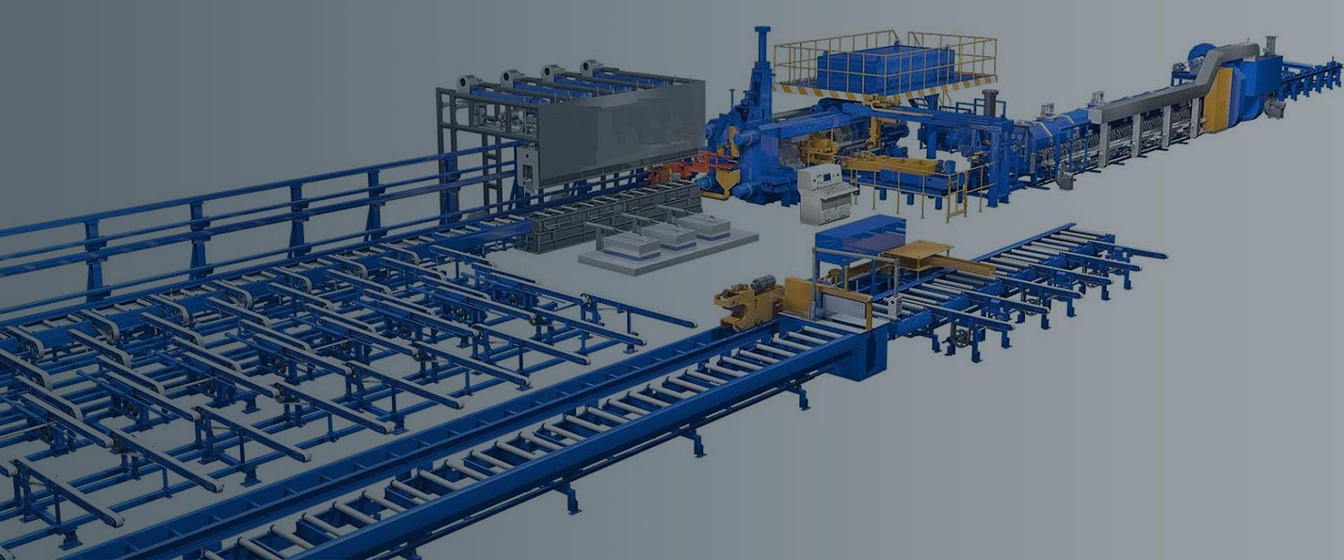 Produktionslinje for aluminiumsprofiler